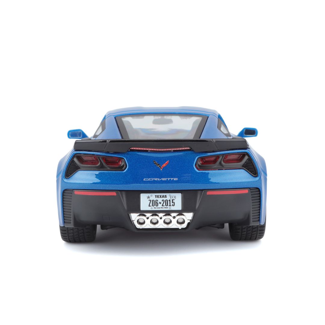 31133 Bburago Maisto - Corvette Z06 (2015), blu - Scala 1:24