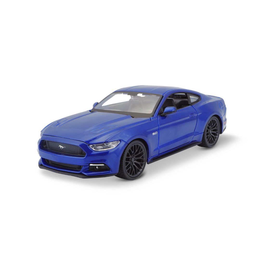 31508 Bburago Maisto - Ford Mustang GT (2015), blu - Scala 1:24