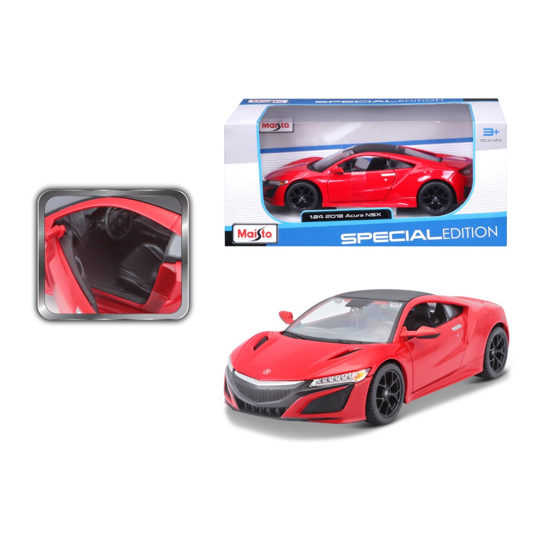 10-31234 Bburago Maisto - Honda Acura NSX, rossa (2017) - Scala 1:24