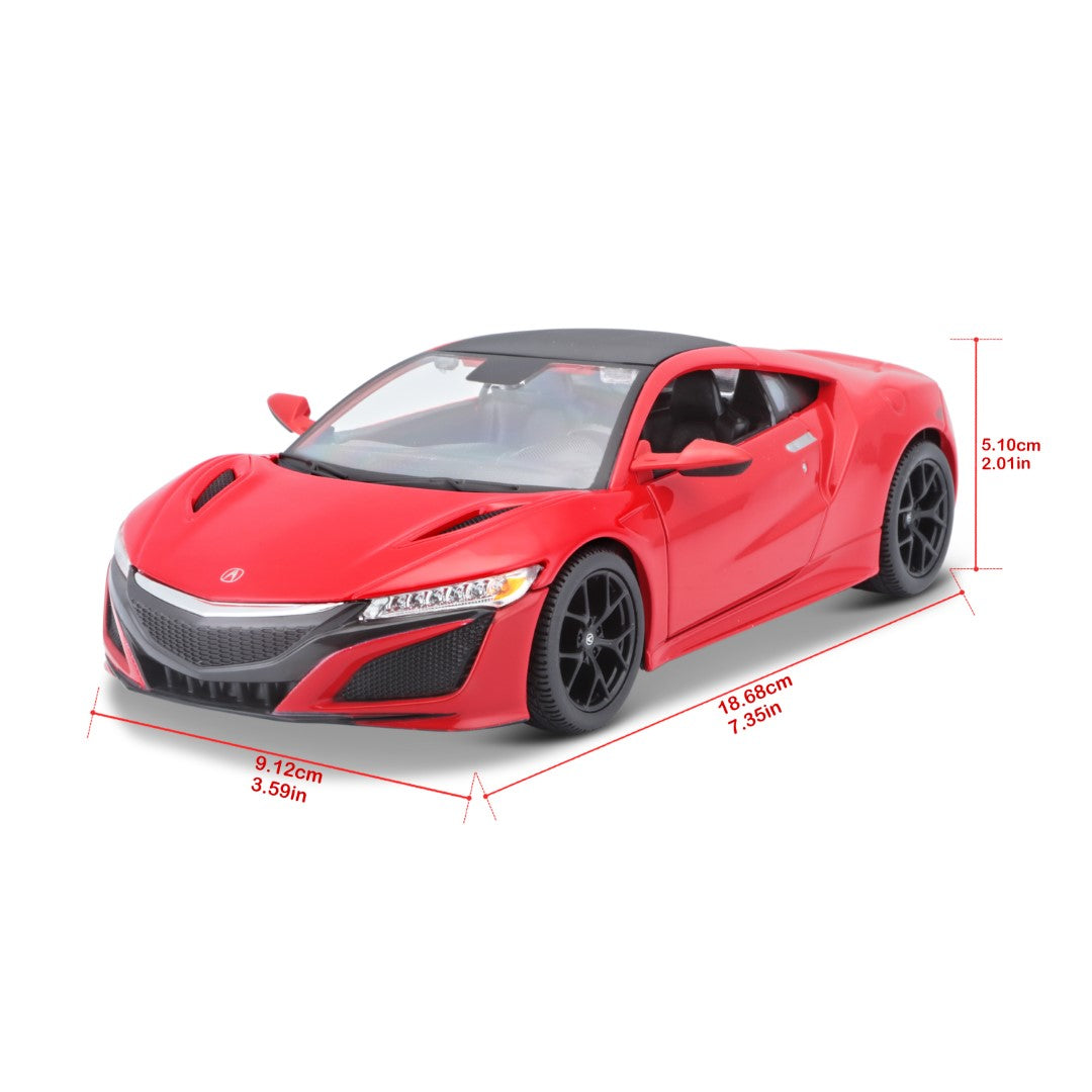 10-31234 Bburago Maisto - Honda Acura NSX, rossa (2017) - Scala 1:24