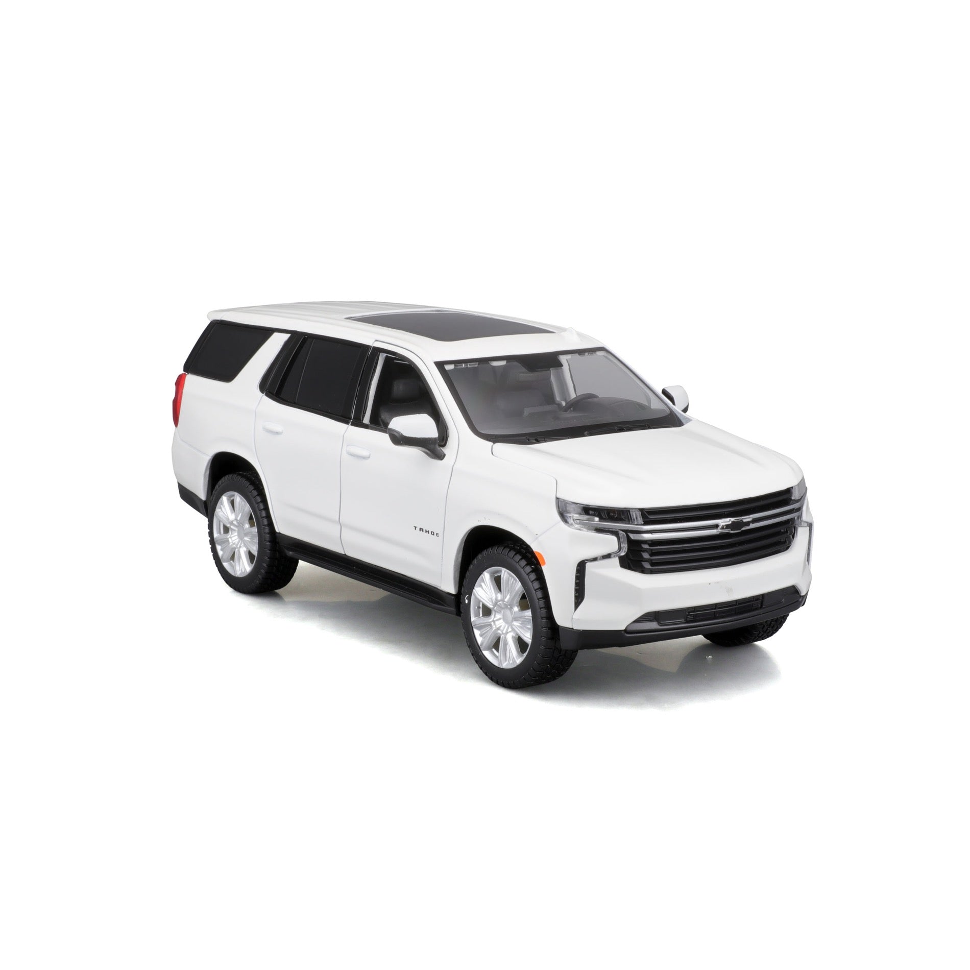 10-n31533 Bburago Maisto - 2021 Chevy Tahoe Bianca  scala 1:26