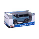 10-31530 BUBburago Maisto  1:24 - 2021 Ford Bronco Versione 2 porte Blu