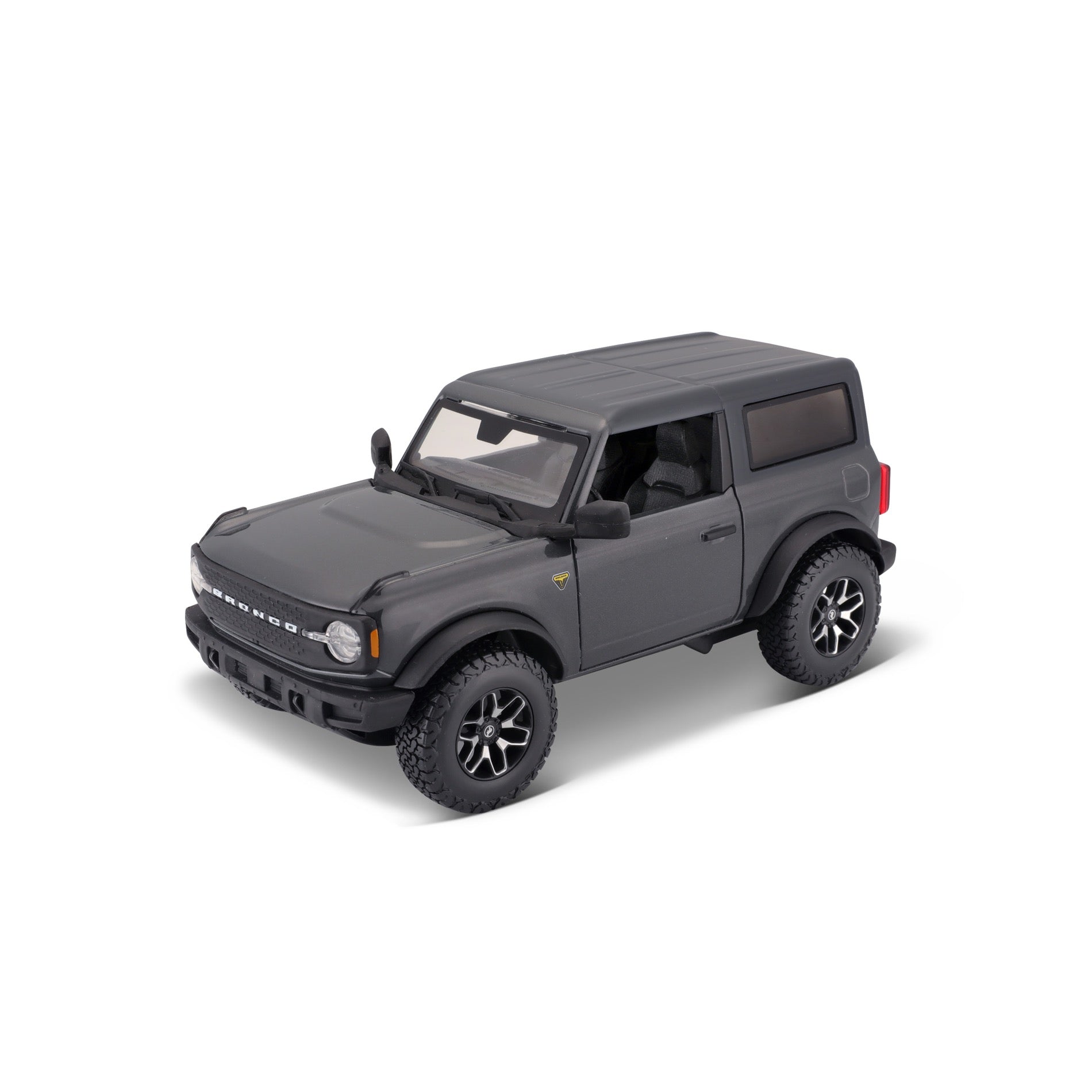 10-31530 Bburago 1:24 2021 Ford Bronco (versione 2 porte) Grigio Nero