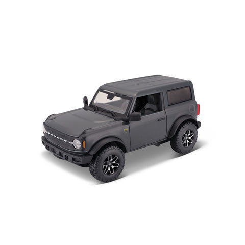 10-31530 Bburago 1:24 2021 Ford Bronco (version 2 portes) gris noir