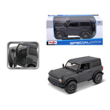 10-31530 Bburago 1:24 2021 Ford Bronco (versione 2 porte) Grigio Nero