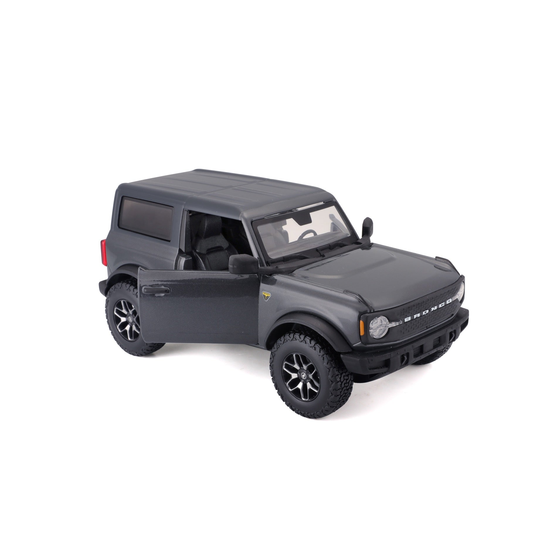 10-31530 Bburago 1:24 2021 Ford Bronco (versione 2 porte) Grigio Nero