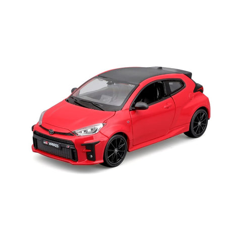 *32909 Bburago Maisto - Toyota GR Yaris (2021), rouge - Échelle 1:24