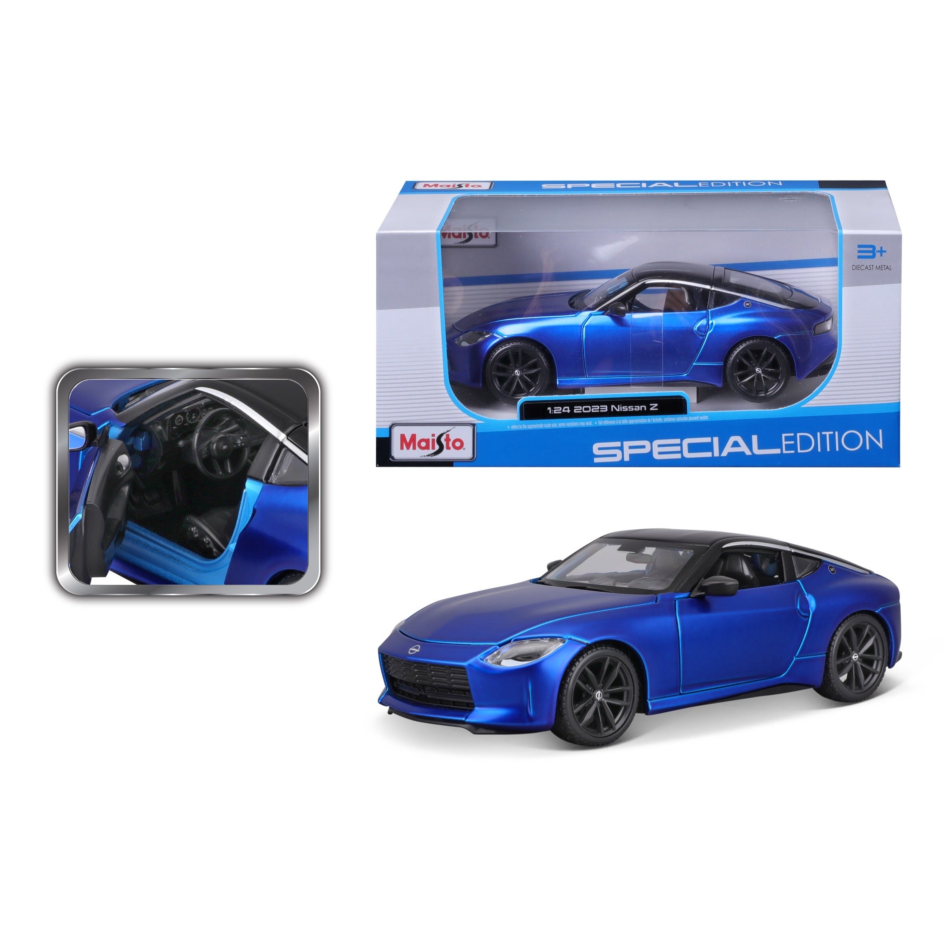 10-32904 BU Bburago Maisto - 2023 Nissan Z Blu scala 1:24