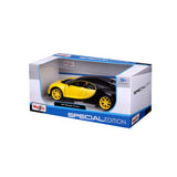 10-31514 YL+BK Burago Maisto 1:24 - Bugatti Chiron Gialla/Nera