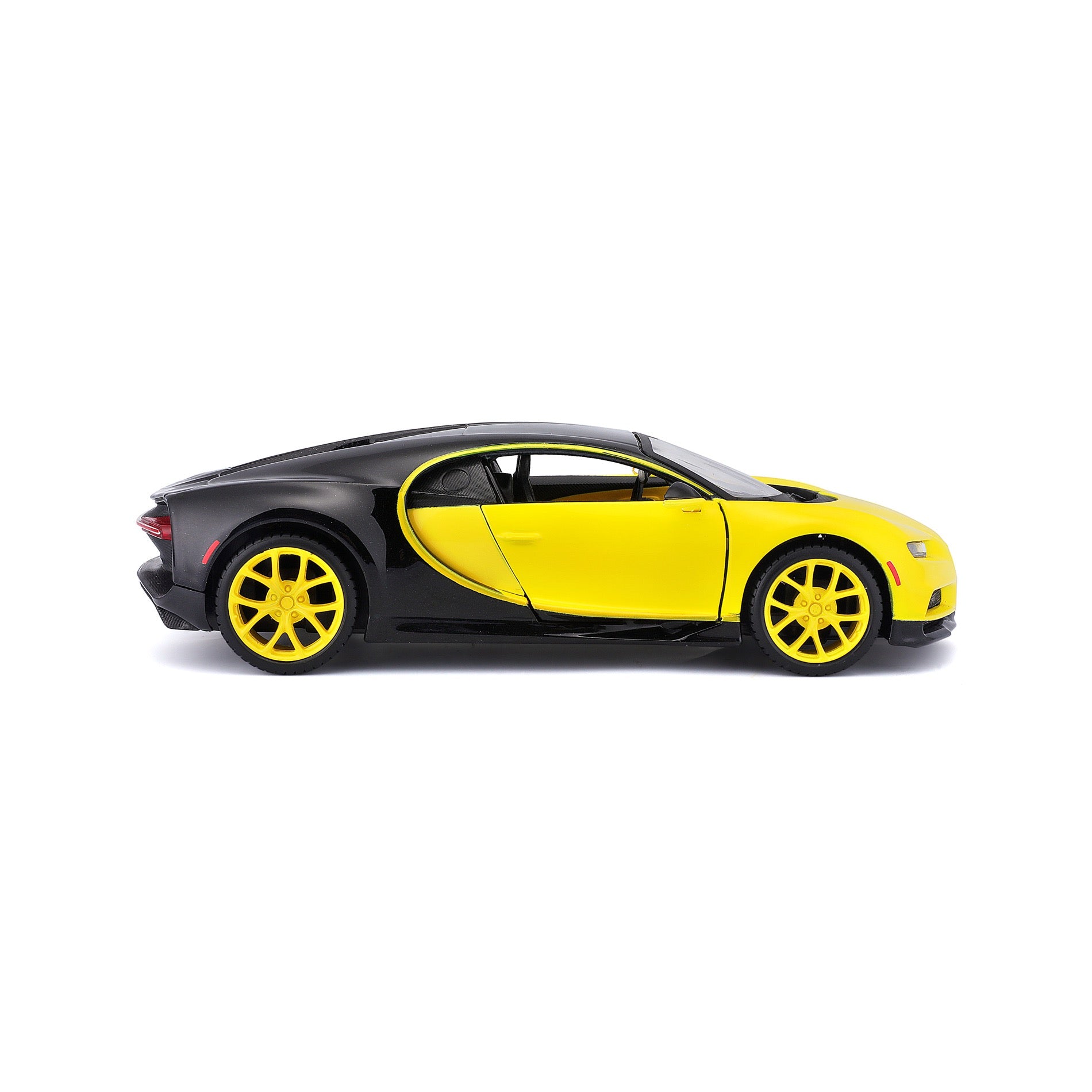 10-31514 YL+BK Burago Maisto 1:24 - Bugatti Chiron Gialla/Nera