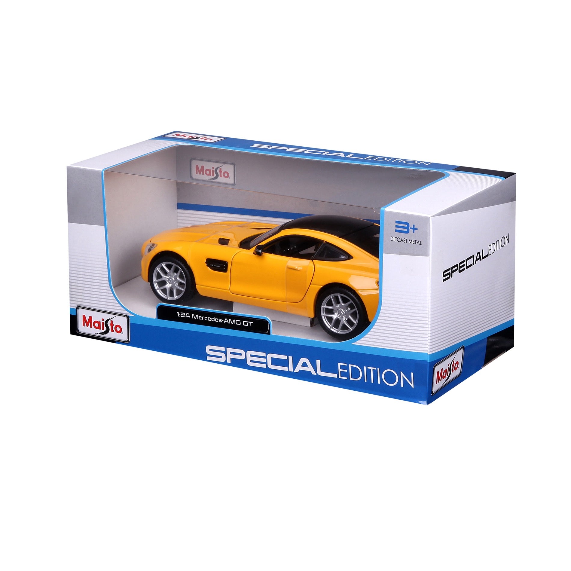 10-31134 BBurago - Maisto Mercedes-Benz AMG GT Gialla scala 1:24