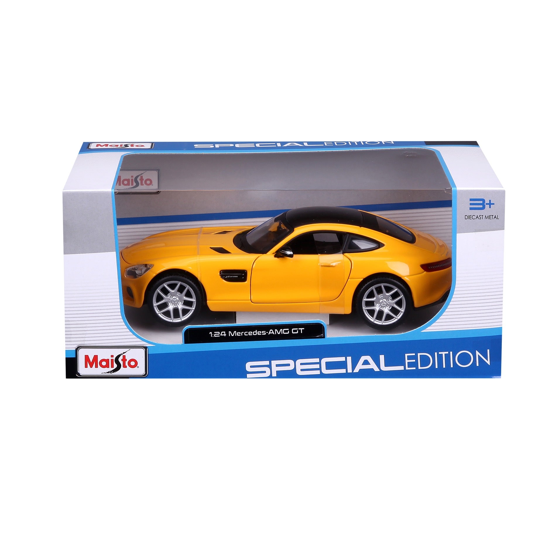 10-31134 BBurago - Maisto Mercedes-Benz AMG GT Gialla scala 1:24