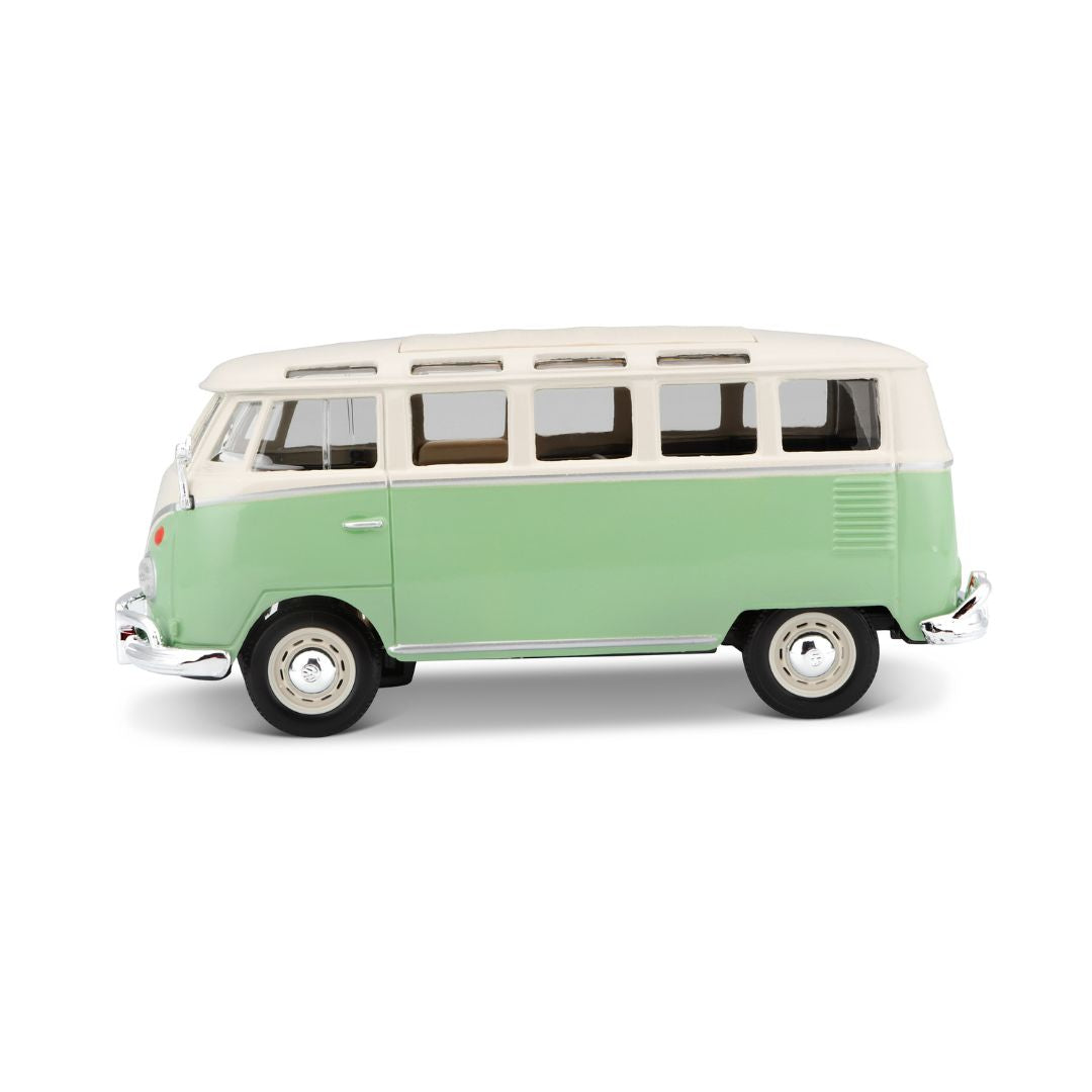 10-31956 Bburago Maisto - Volkswagen Van "Samba", verde - Scala 1:25