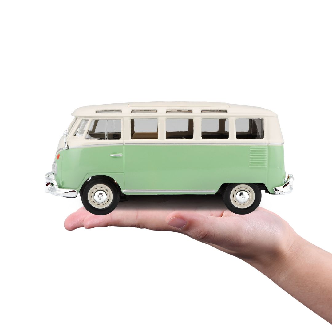 10-31956 Bburago Maisto - Volkswagen Van "Samba", verde - Scala 1:25