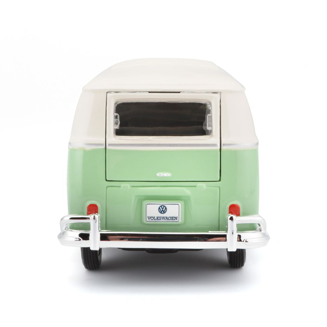 10-31956 Bburago Maisto - Volkswagen Van "Samba", verde - Scala 1:25