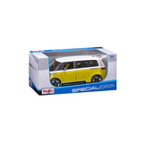 10- 32914 Burago  Maisto 1:24 - 2023 Volkswagen ID. Buzz Bianca/Gialla