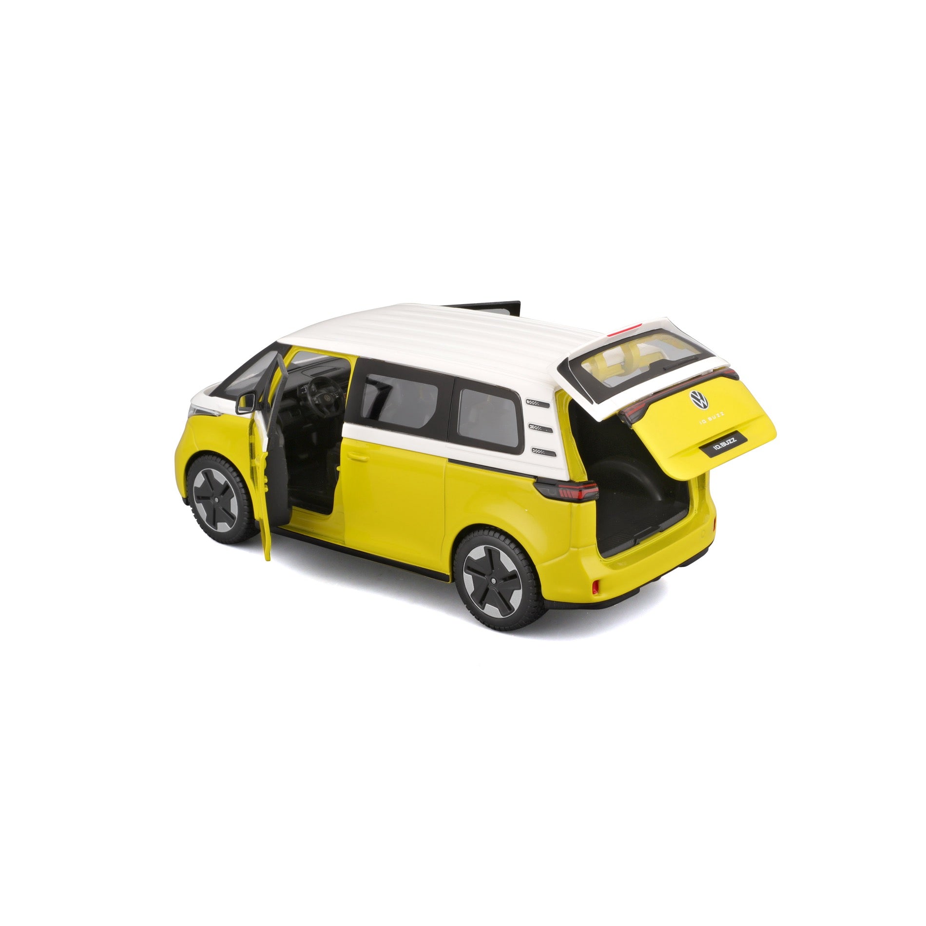 10- 32914 Burago  Maisto 1:24 - 2023 Volkswagen ID. Buzz Bianca/Gialla