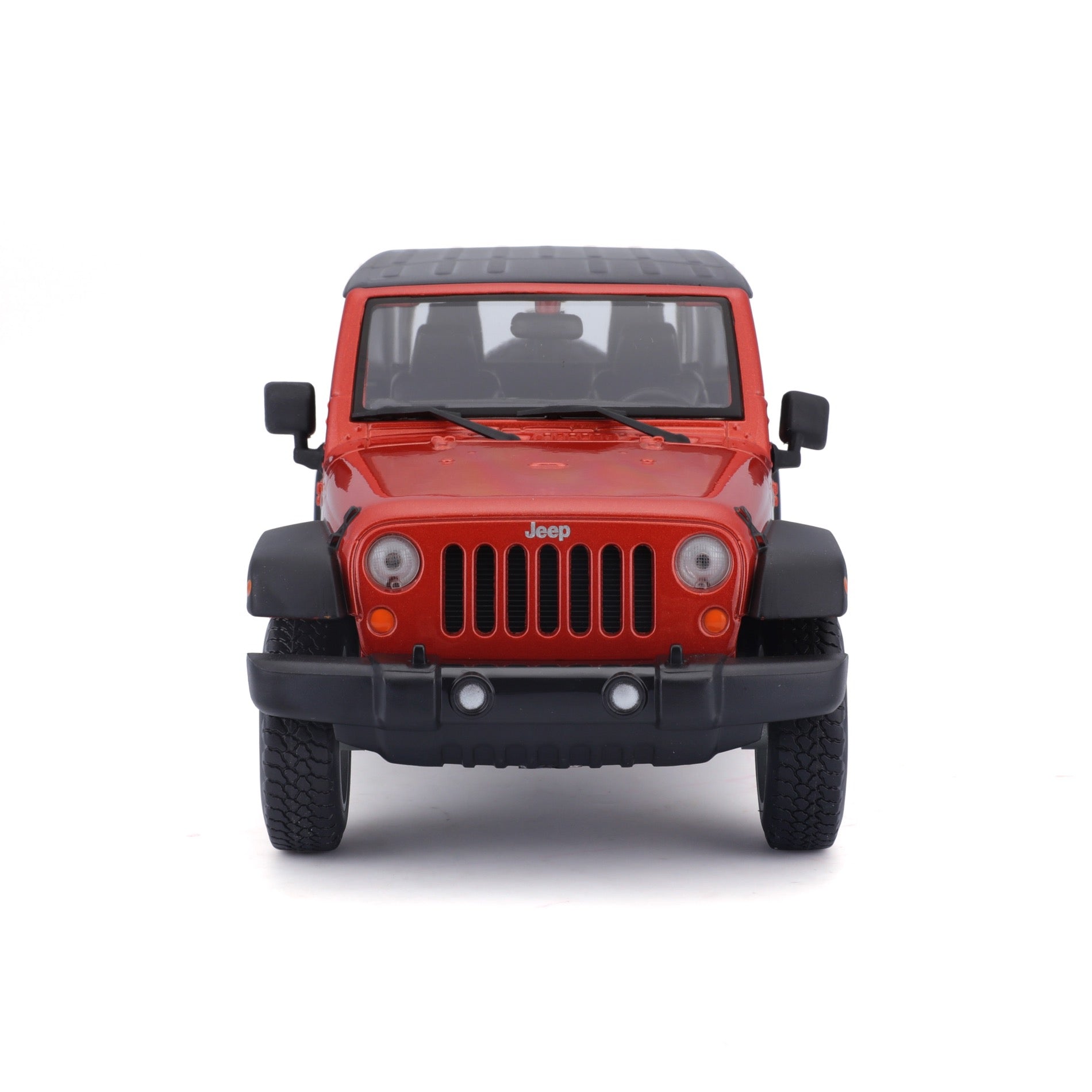 31268-Bburago Maisto SE Trucks 2015 Jeep Wrangler Unlimited Arancione Met.1:24