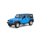 31268 Bburago Maisto - Jeep Wrangler Unlimited (2015), blu - 1:24