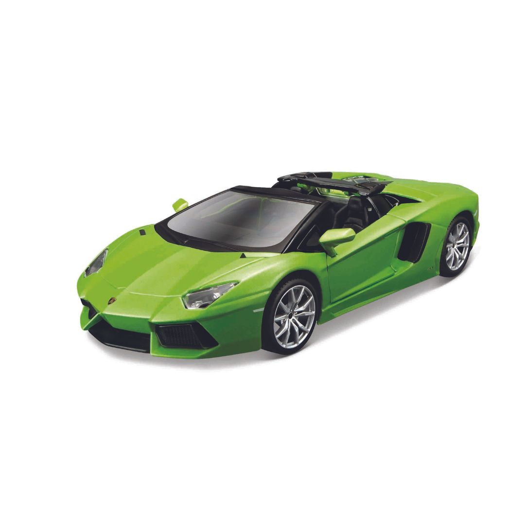 39124 Bburago - Model Kit - Lamborghini Aventador LP 700-4 Roadster, verde