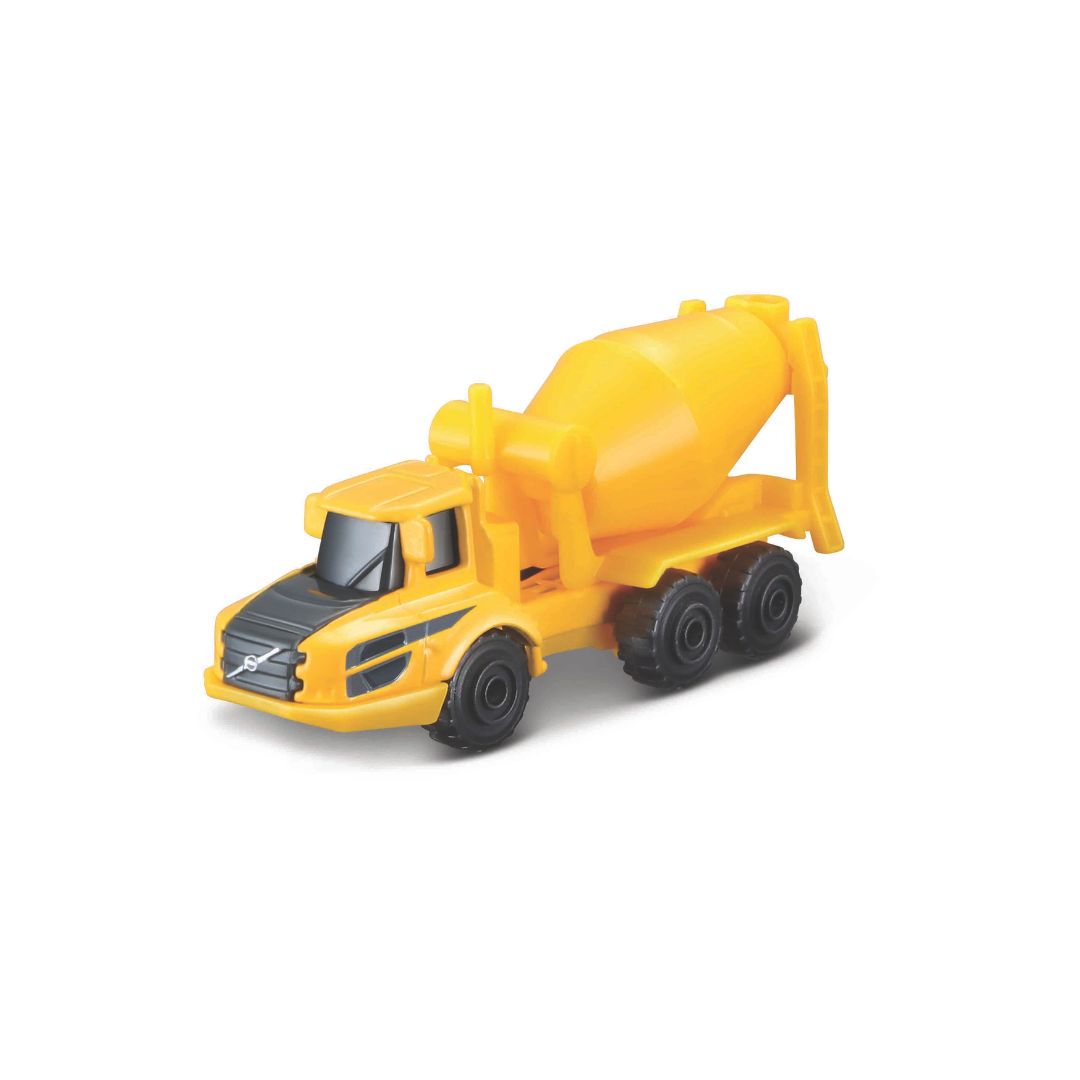 15364 Bburago - Mini Work Machines: Volvo A25G Betoniera 1:50