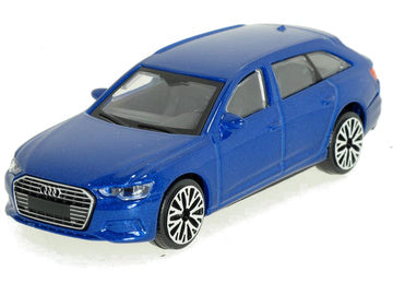 18-30398 Bburago Street Fire Audi A6 Avant blu 1:43