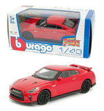 18-303135 rossa Bburago Street fire Nissan GT-R  rossa 1:43