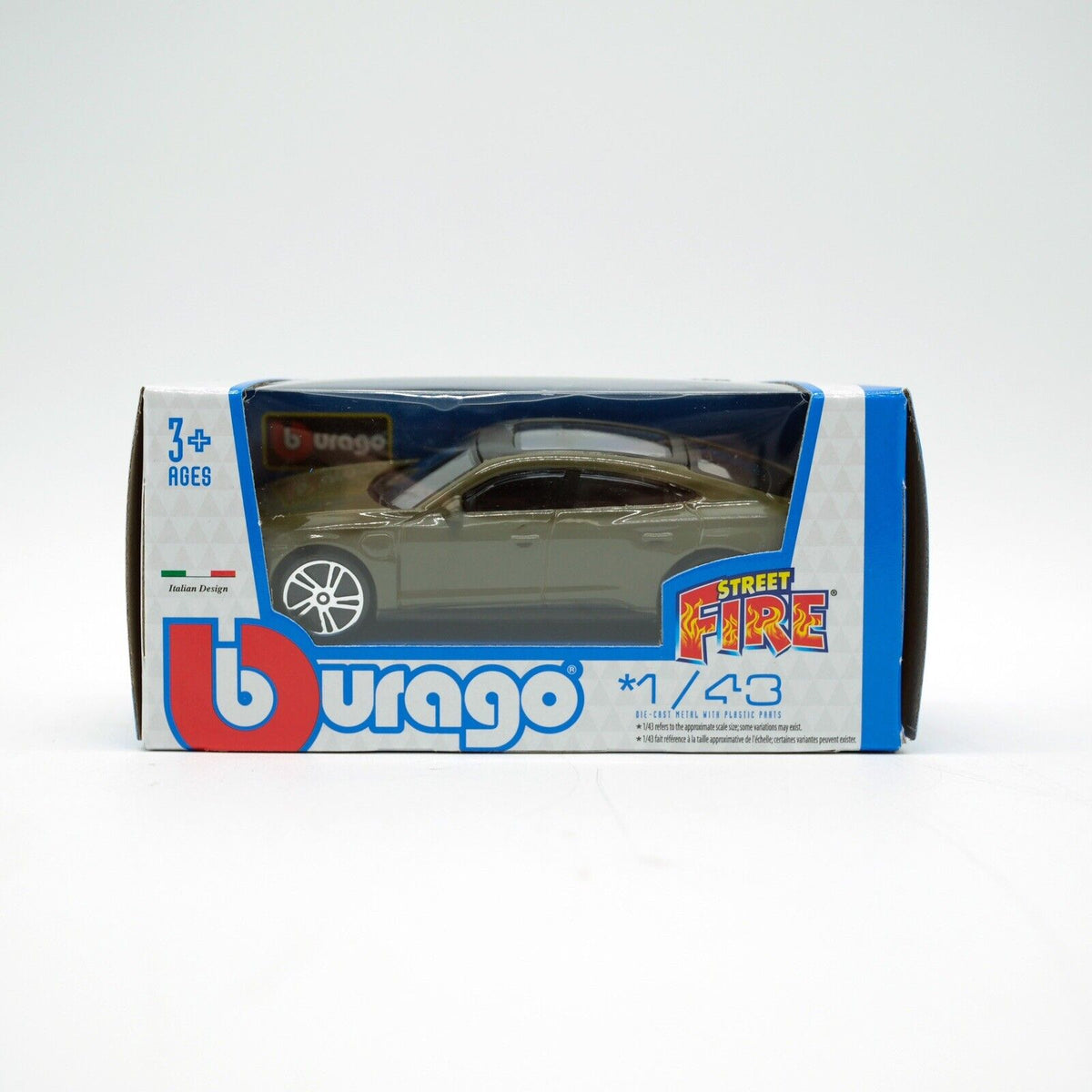 18-30463 Bburago Street fireAudi RS e-tron GT verde  1:43