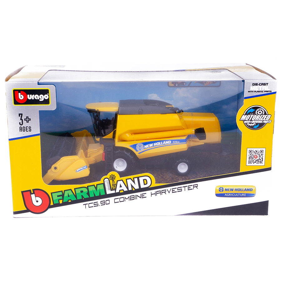 18-31721 Bburago FarmLand -  Scala 1:50 NEW HOLLAND MIETITREBBIA