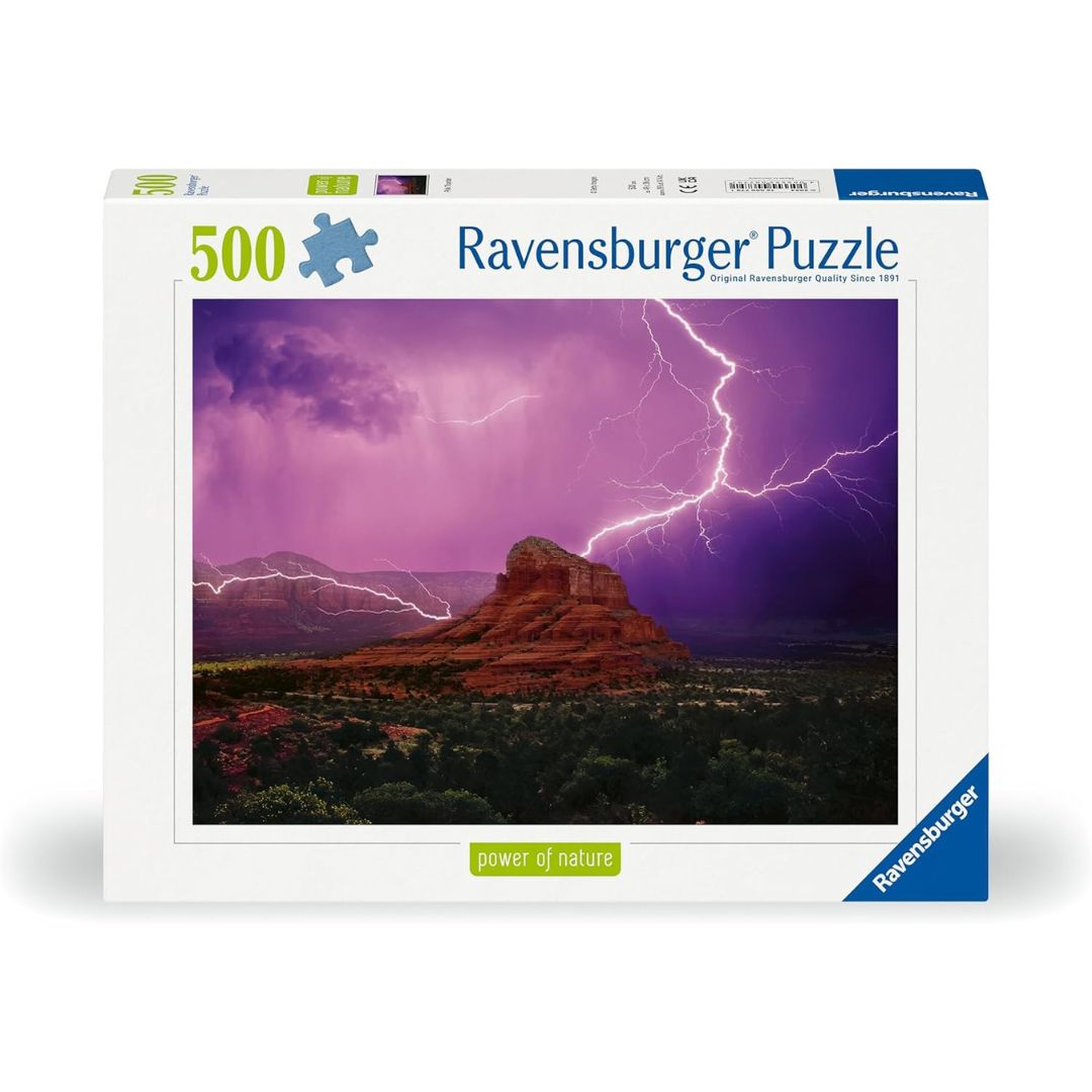 12000779 Ravensburger - Fulmine rosa - Puzzle 500 pz