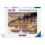 12000846 Ravensburger - Tramonto a Copenaghen - Puzzle 500 pz