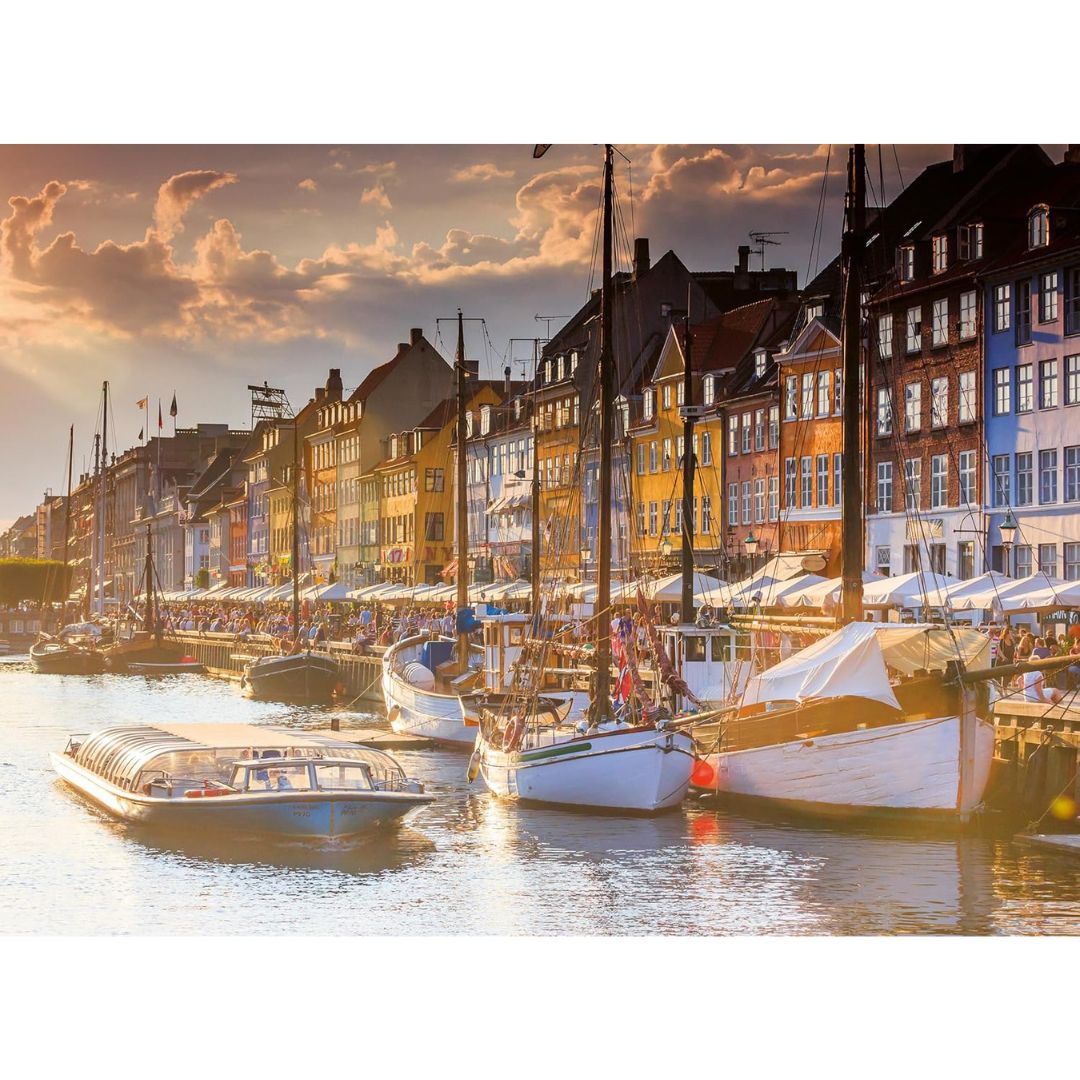 12000846 Ravensburger - Tramonto a Copenaghen - Puzzle 500 pz