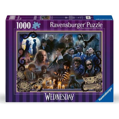 12001228 Ravensburger - Mercoledì Addams - Puzzle 1000 pezzi