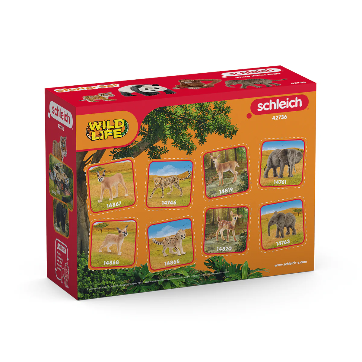 42736 Schleich Wild Life - Asia - Starter Set