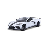 31455 WT Bburago Maisto - Chevrolet Corvette Stingray Coupé, bianca - 1:18
