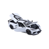 31455 WT Bburago Maisto - Chevrolet Corvette Stingray Coupé, bianca - 1:18