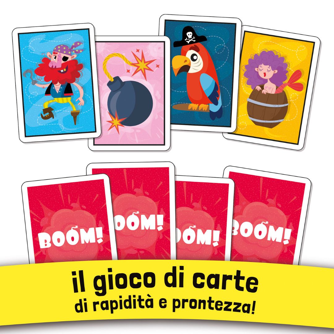 100583 Lisciani - Ludoteca - Boom! - Il gioco di carte