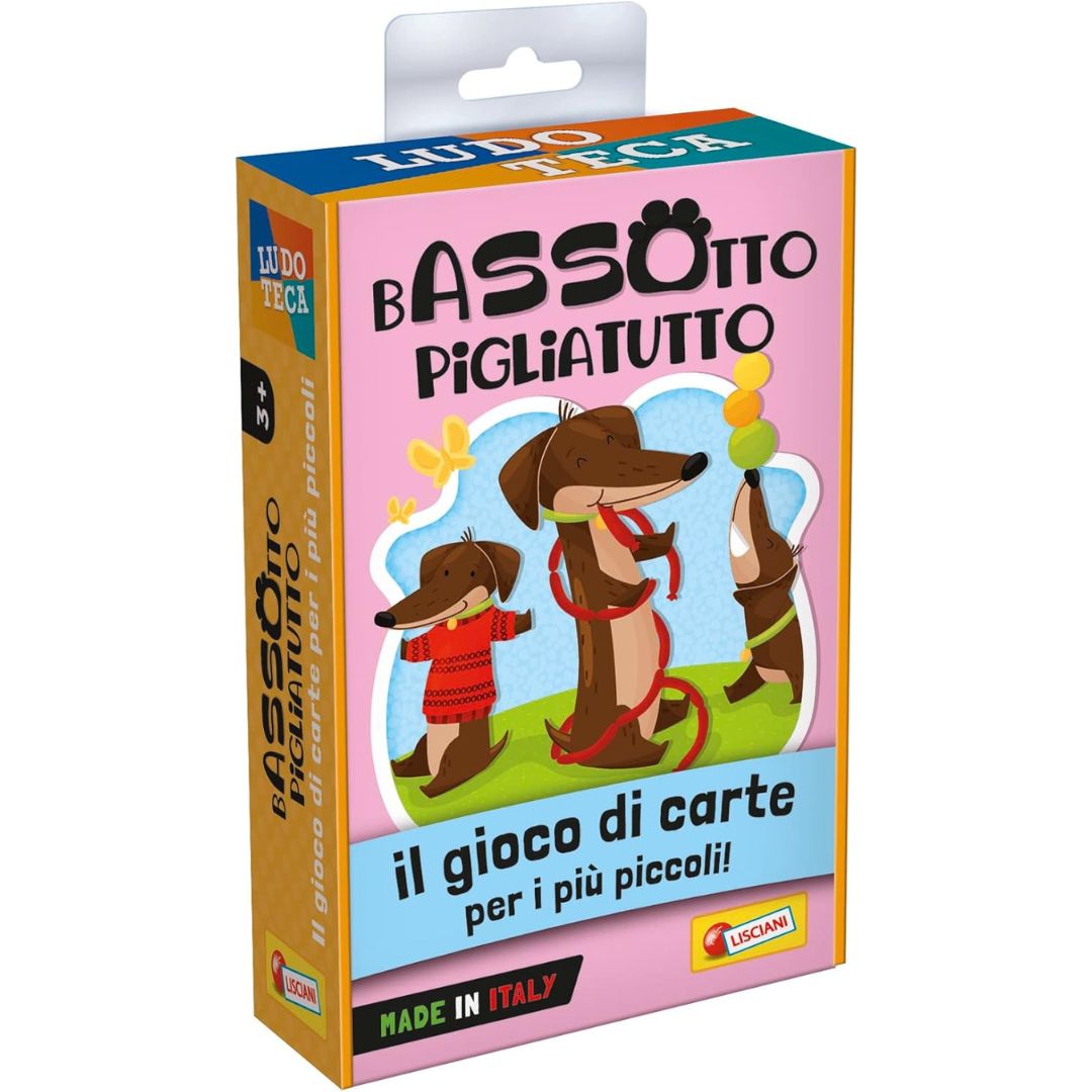 100576 Lisciani - Ludoteca - bASSOtto pigliatutto - Il gioco di carte