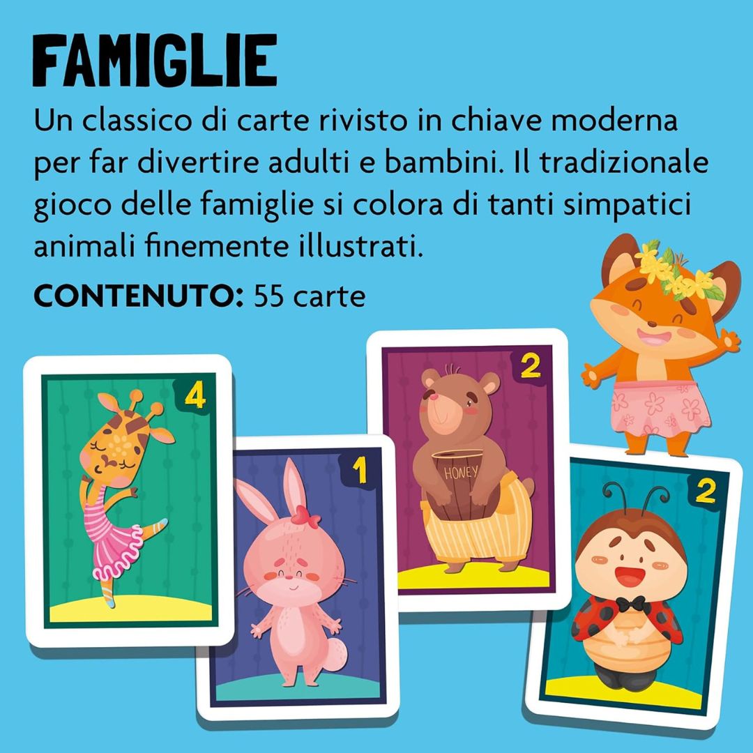 89116 Lisciani - Ludoteca - Famiglie - Il gioco di carte