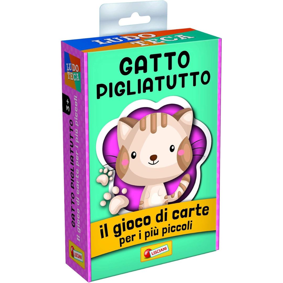 85774 Lisciani - Ludoteca - Gatto pigliatutto - Il gioco di carte