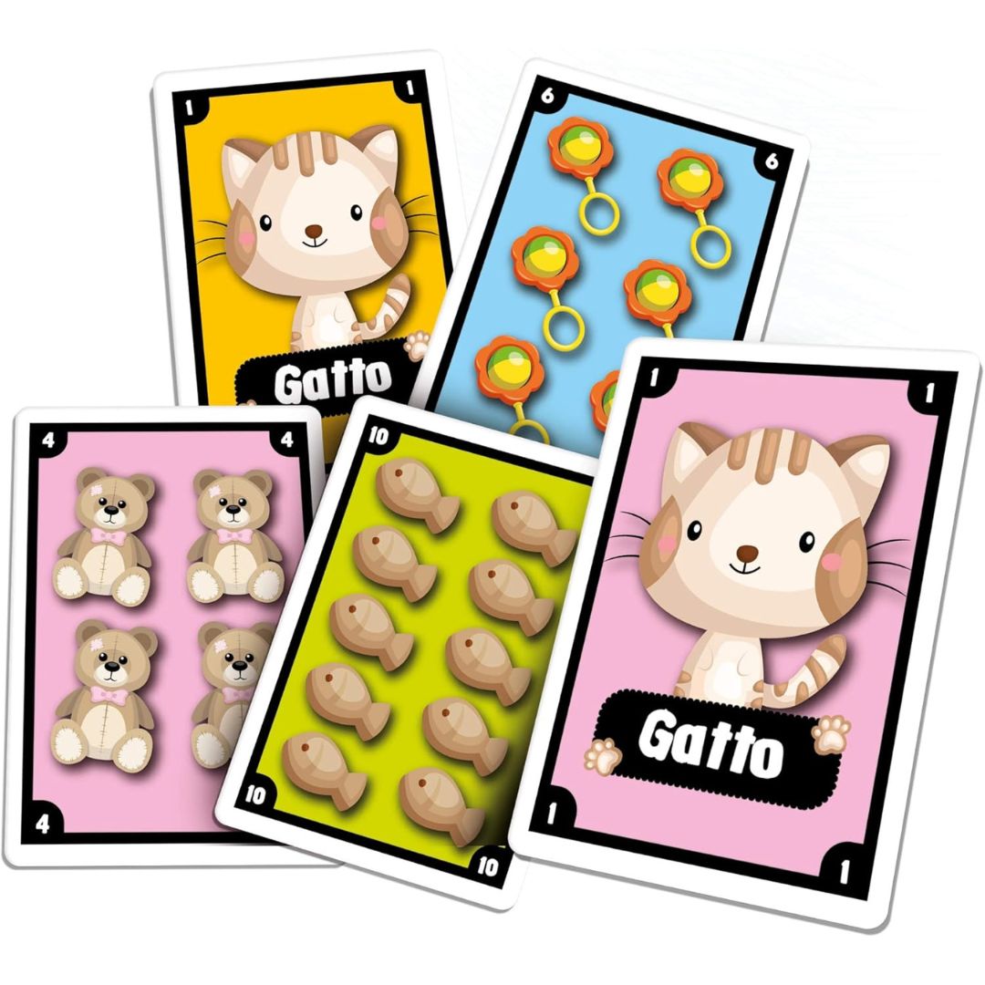 85774 Lisciani - Ludoteca - Gatto pigliatutto - Il gioco di carte