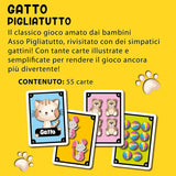 85774 Lisciani - Ludoteca - Gatto pigliatutto - Il gioco di carte