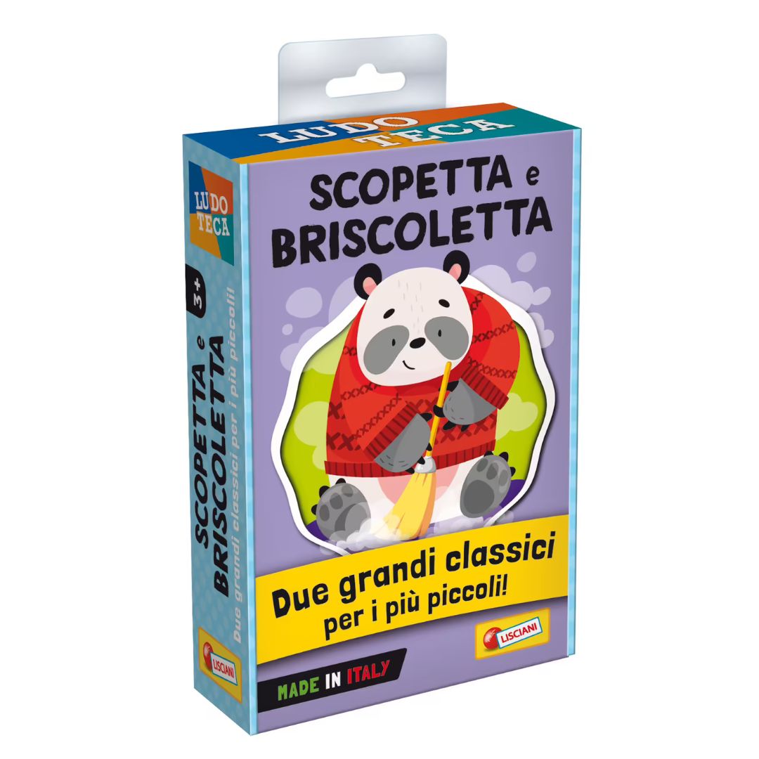 92857 Lisciani - Ludoteca - Scopetta e briscoletta - Il gioco di carte