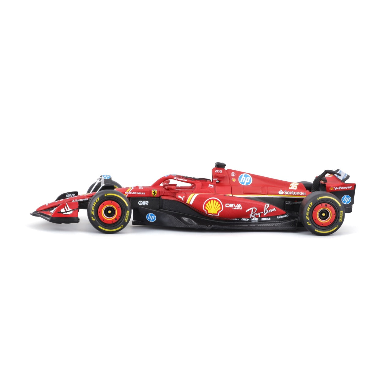 *18-36844L Bburago Formula Racing - Ferrari SF-24 #16 (Leclerc) - 1:43