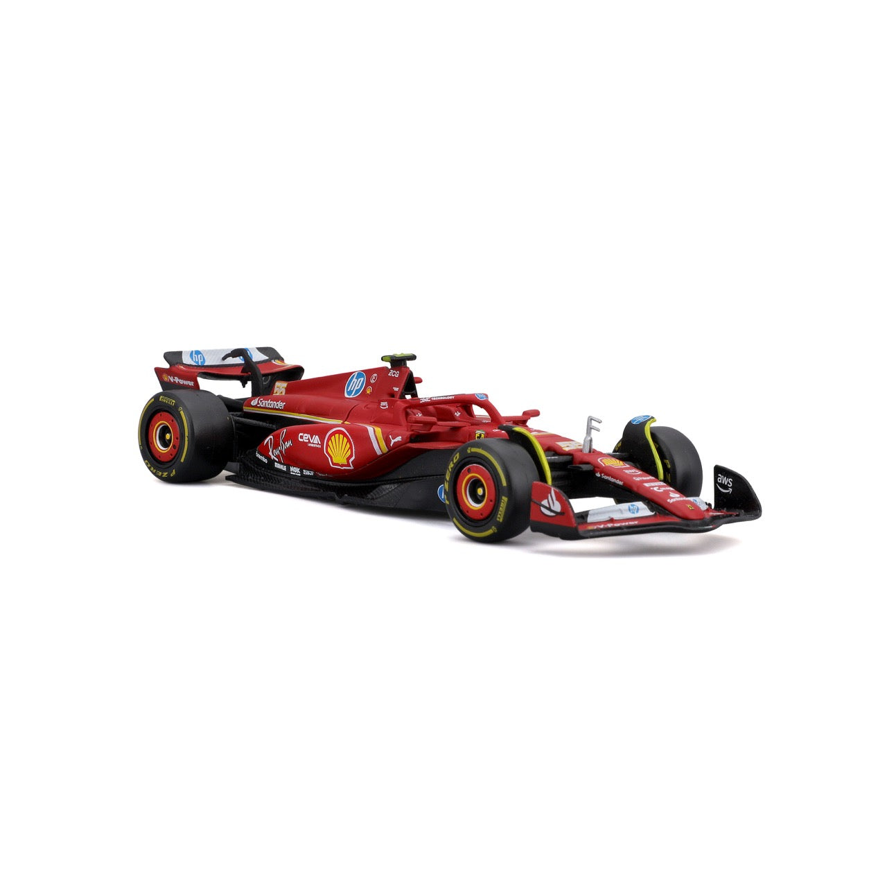 *18-36844S Bburago Formula Racing - Ferrari SF-24 #55 (Sainz) - 1:43