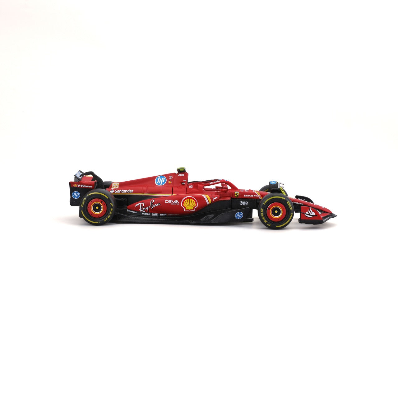 *18-36844S Bburago Formula Racing - Ferrari SF-24 #55 (Sainz) - 1:43