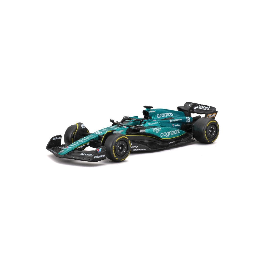 18-38190S Bburago Race - Aston Martin AMR23 #18 (Stroll) - Scala 1:43