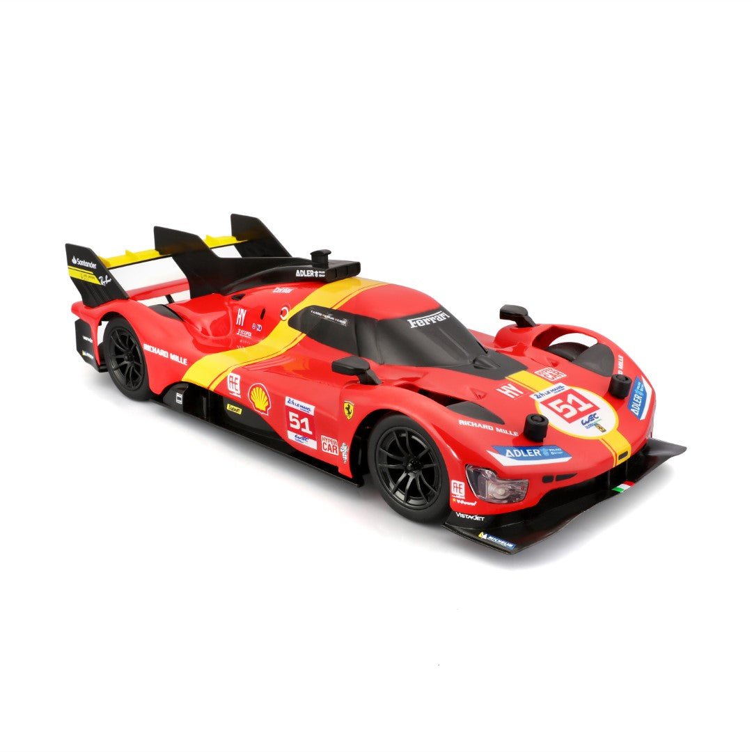 82861 Bburago Maisto Tech Ferrari 499P LMH (2023)Le Mans Champion 1:16