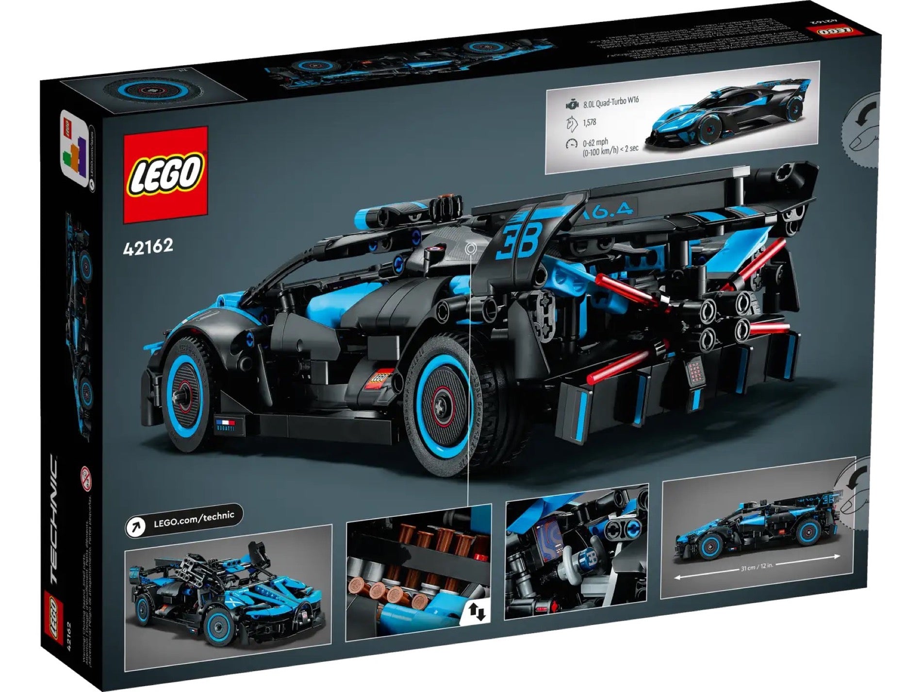 42162 Lego Technic - Bugatti Bolide Agile Blue