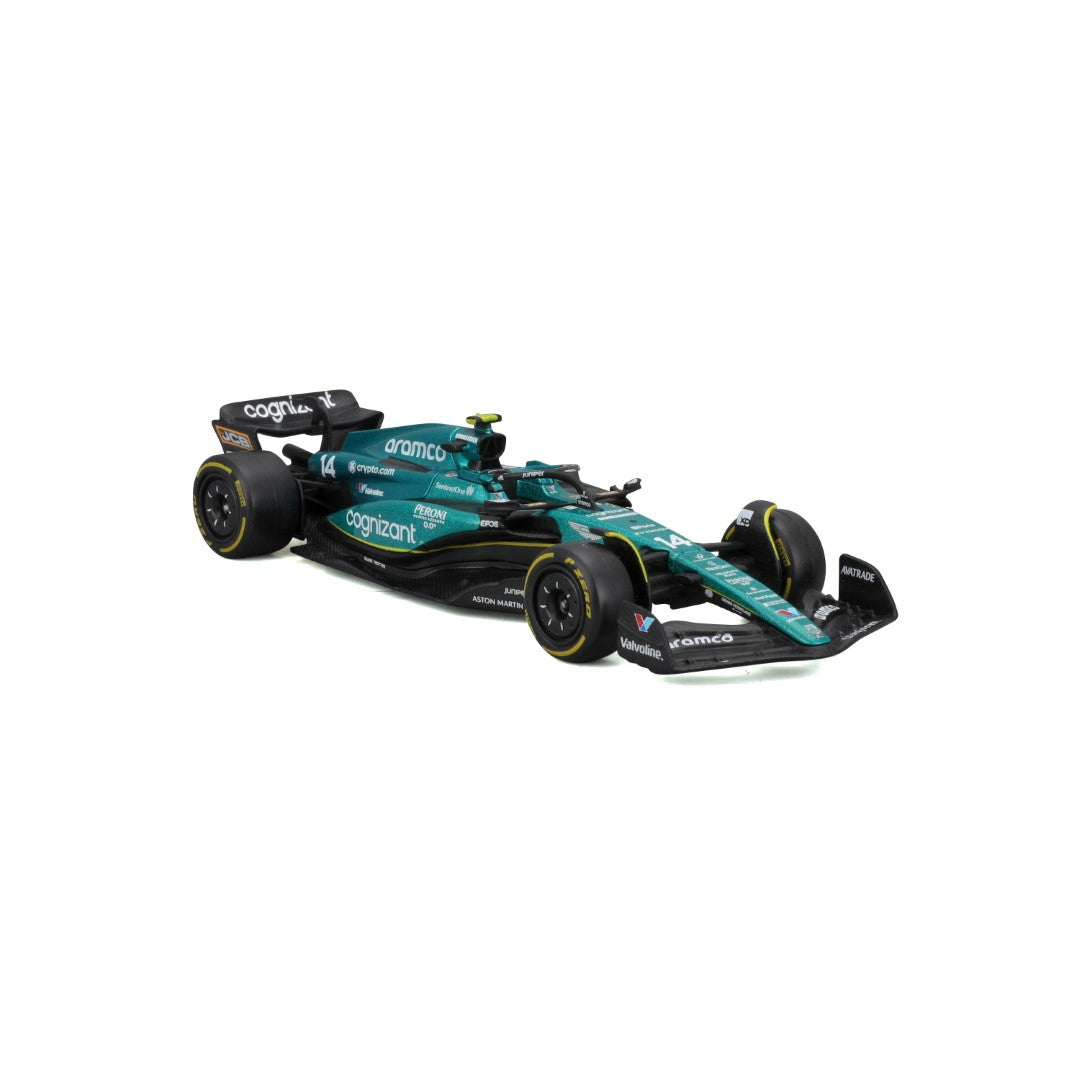 *18-38190A Bburago Race - Aston Martin AMR23 #14 (Alonso) - Scala 1:43